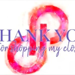 THANK YOU FOR SHOPPING MY CLOSET!!!